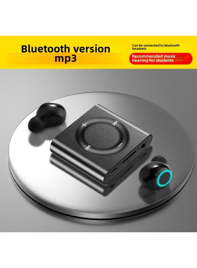 Beauenty Hot Sale Metal Texture Card Mp3 Music Player Mini Mp3 Student Walkman Gift Mp3-Body Color:Violet Blue-External Sound Edition-With Bluetooth-Memory Capacity:16GB (Host + Ear + Memory Card + OTG + Cha - Image 3