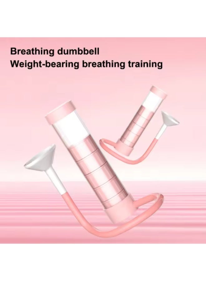 Sisily Men and Women's Abdominal Muscle Trainer, Deep Breathing Exercise Dumbbell Set, Lung Capacity Boosting Device - Image 3