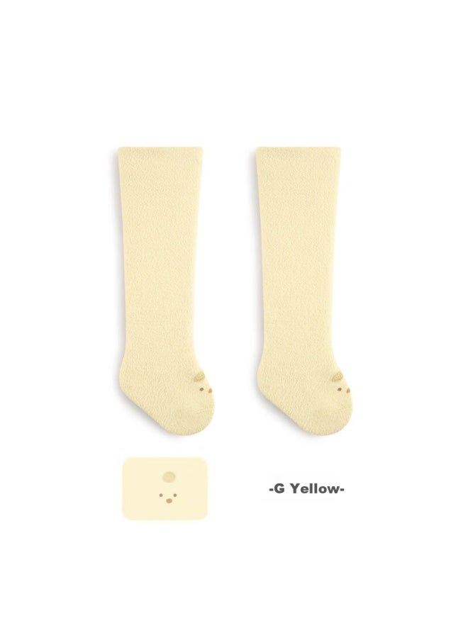 LAXIALIYA Lacharlia Baby Long Knee-high Socks Fleece-lined Over-the-knee Socks For Newborns Boys Girls Autumn Winter 0-3 Years - Image 1
