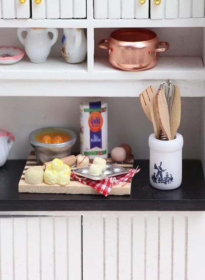 Pxiryanlow 1/12 Miniature Kitchen Utensils Dollhouse Decoration Accessories, Décor, Decorations - Image 4