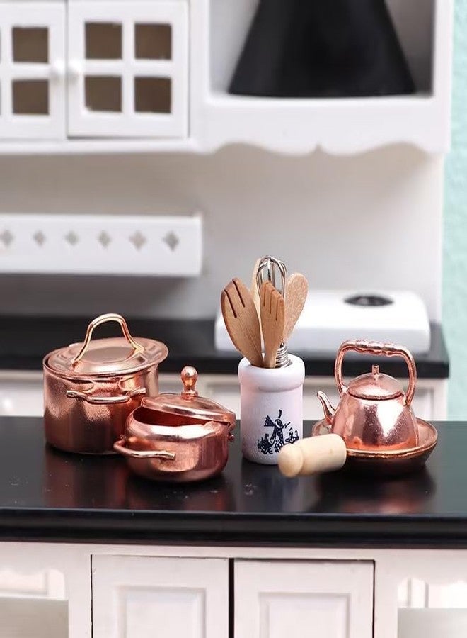 Pxiryanlow 1/12 Miniature Kitchen Utensils Dollhouse Decoration Accessories, Décor, Decorations - Image 5
