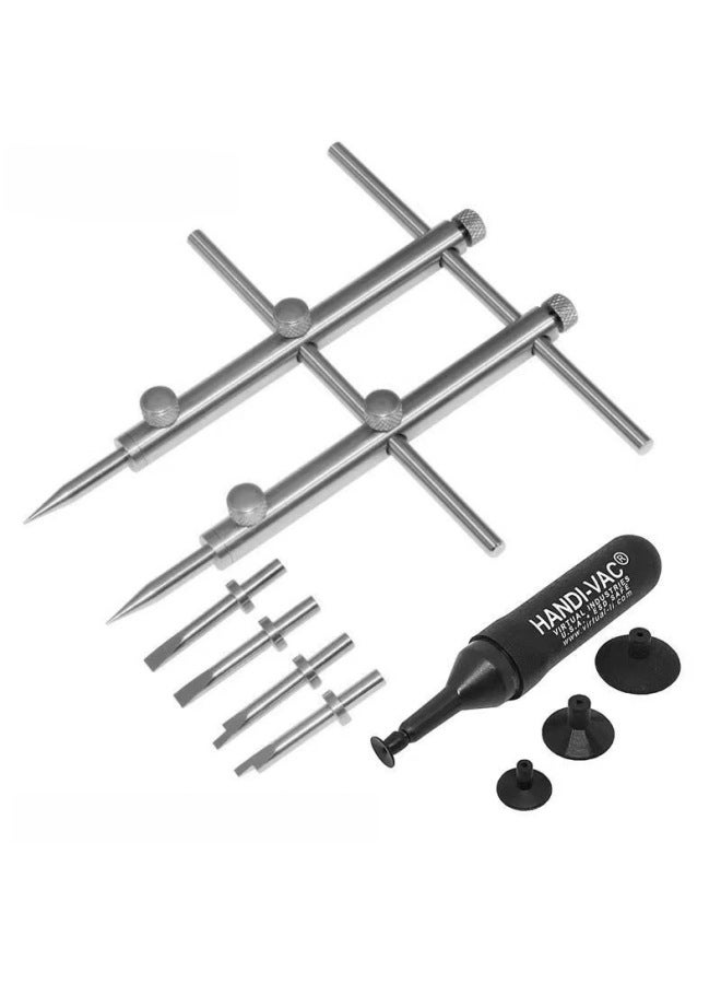 Neutral Suitable For Camera Lens Repair Tool Tic Tac Toe Wrench Lens Thread Shaping Tool Repair Tool Three Sets Of Heads - Image 5