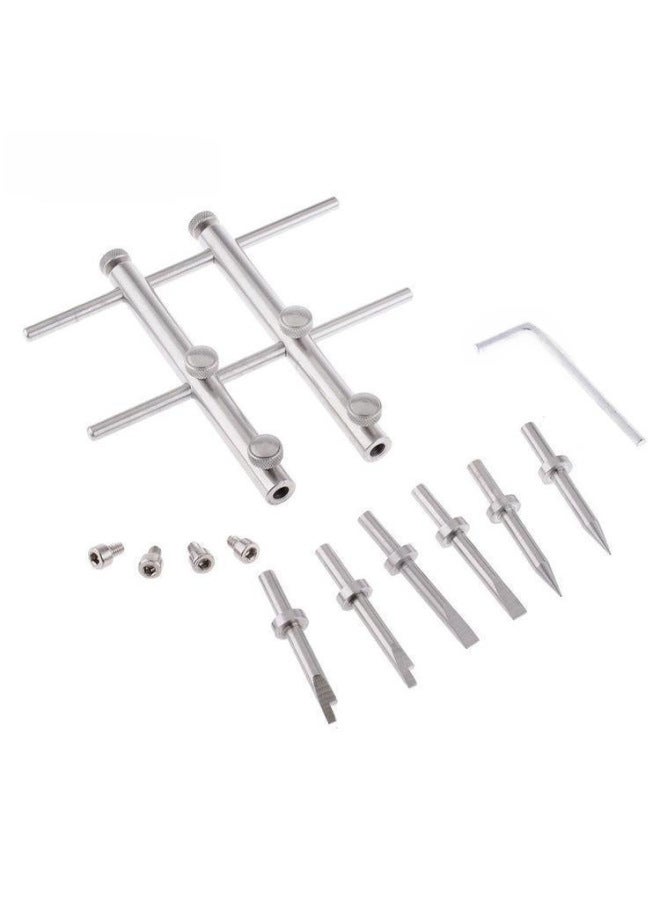 Neutral Suitable For Camera Lens Repair Tool Tic Tac Toe Wrench Lens Thread Shaping Tool Repair Tool Three Sets Of Heads - Image 2