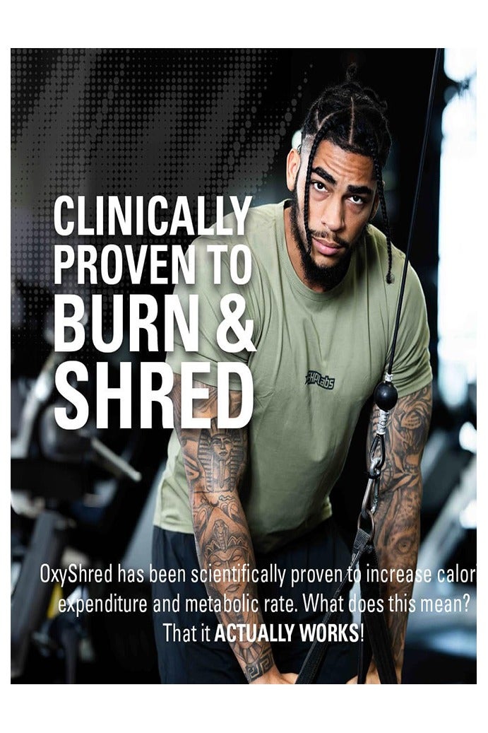 إي إتش بي لابس مسحوق أوكسي شريد قبل التمرين من إي إتش بي لابس - مسحوق قبل التمرين مع إل جلوتامين وأسيتيل إل كارنيتين، مشروب معزز للطاقة - كوزميك بلاست، 60 حصة - Image 4