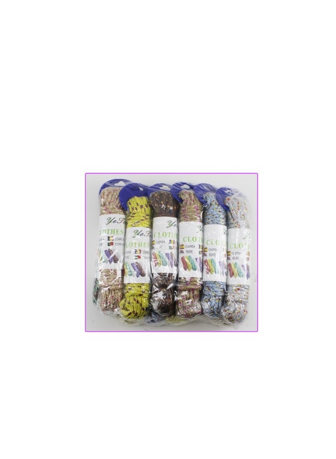 Cloth Rope Set 10 Meters Each, Pack of 12, Practical and Multipurpose  - Image 3