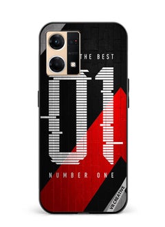 Protective Case Cover For Oppo Reno7 Number One Design Multicolour