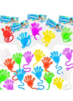 MAGIC VAULT 40 Pcs Sticky Hands For Kids, children's party toy set, extreme stretching toys, sticky palm elastic stretchable decompression toys  - Image 1
