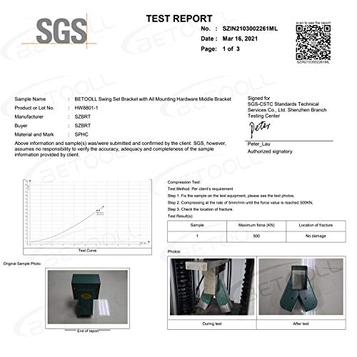 BETOOLL Swing Set Bracket with All Mounting Hardware Middle Bracket - Image 2