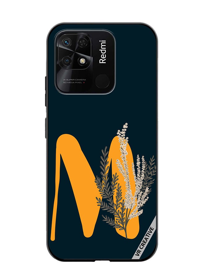 VR CREATIVE Protective Case Cover For Xiaomi Redmi 10C Alphabet M(113) Design Multicolour - Image 1