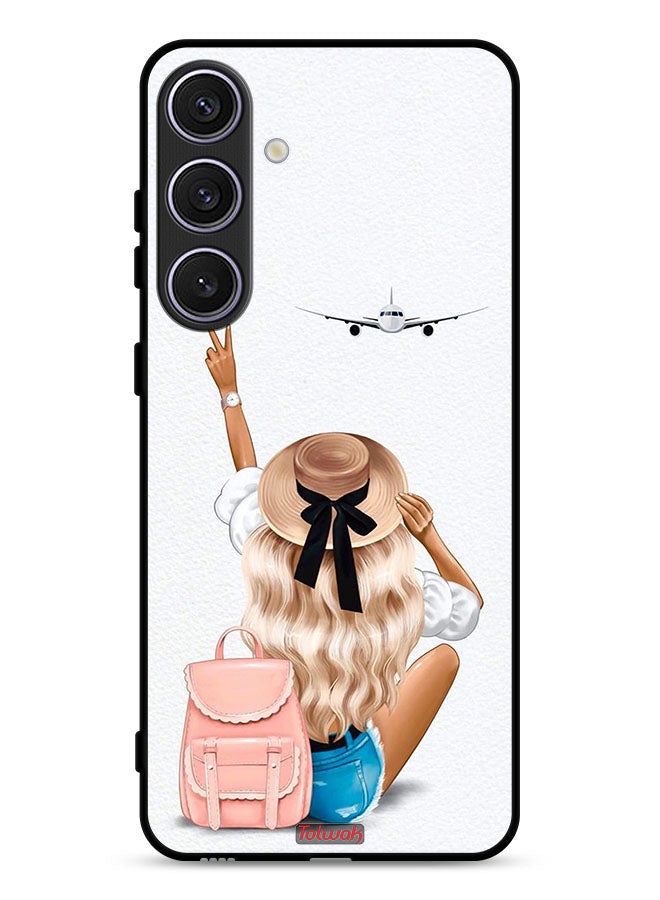 Tolwak Samsung Galaxy S24 5G Protective Case Cover Girl Love Travel - Image 1