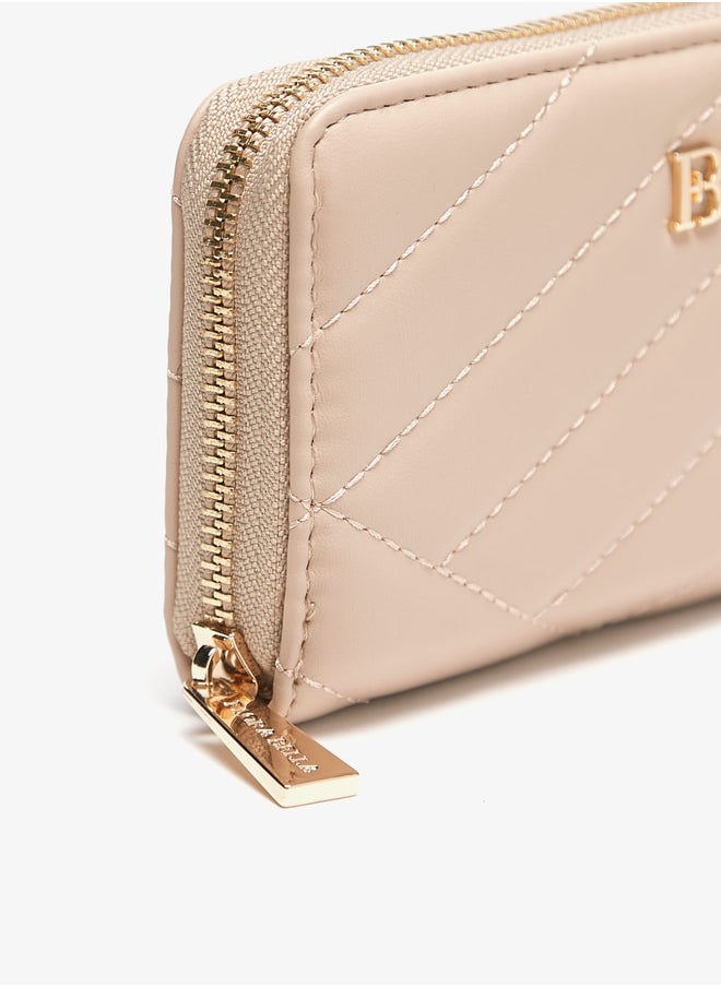 Flora Bella By Shoexpress - Quilted Zip Around Wallet - Image 1