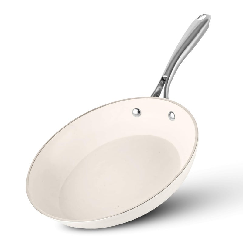 GOTHAM STEEL 10 Inch Non Stick Frying Pans Nonstick Skillet Ceramic Pan for Cooking Non Toxic Nonstick Frying Pan Skillets with Stay Cool Handle Fry Pans Oven and Dishwasher Safe
