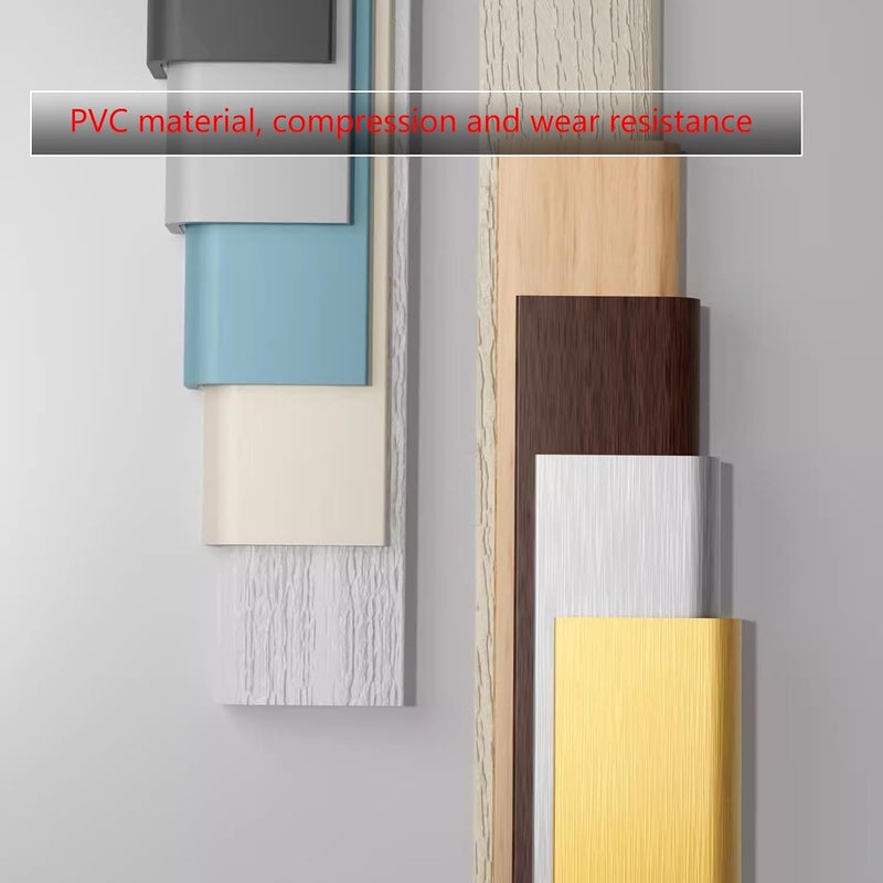 PVC Corner Protection Strips, Thickened Self-Adhesive Edge Strips, Tile Window Edge Edging Protection Corner Protection Strips.Beige-1.4x39.4in - Image 5