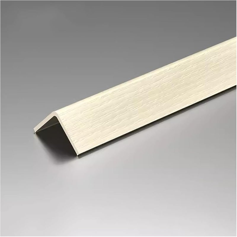 PVC Corner Protection Strips, Thickened Self-Adhesive Edge Strips, Tile Window Edge Edging Protection Corner Protection Strips.Beige-1.4x39.4in - Image 1