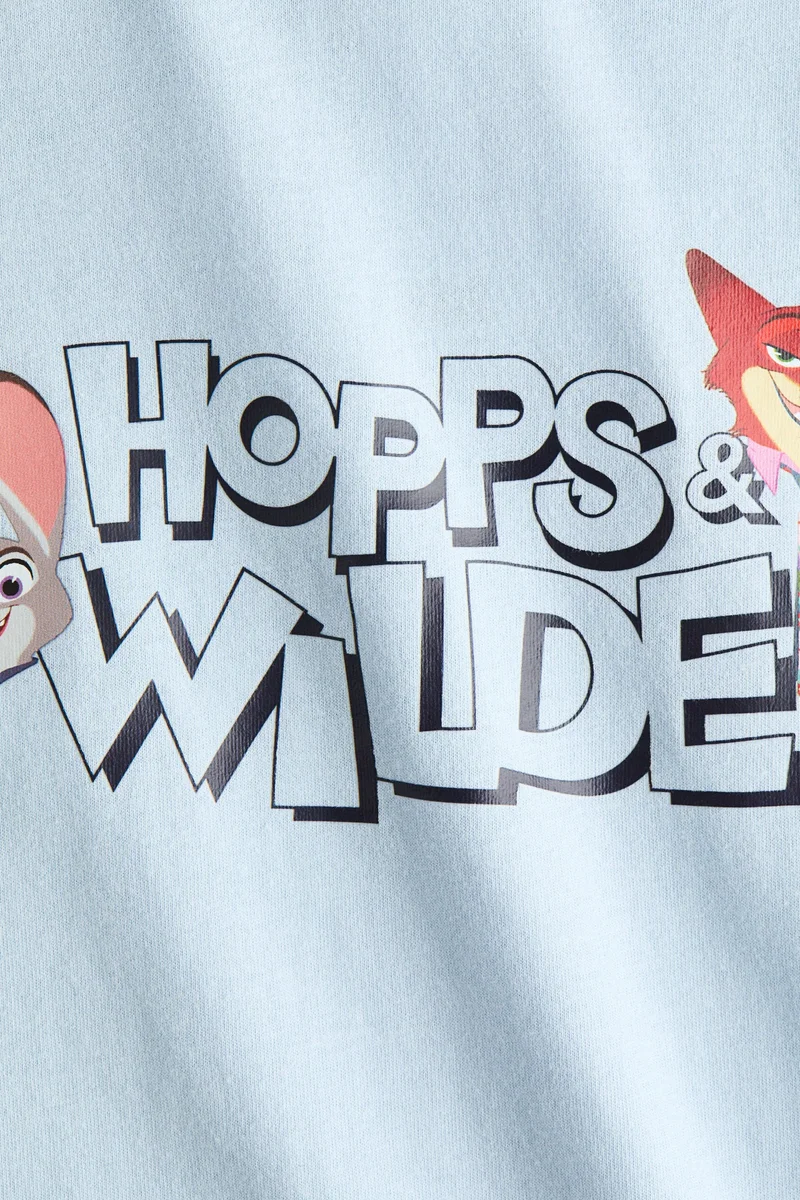 اتش اند ام تي-شيرت بأكمام طويلة