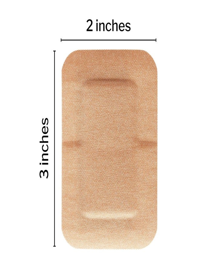 McKesson Adhesive Bandages, Sterile, Fabric Patch, 2 in x 3 in, 50 Count, 2 Packs, 100 Total - Image 5