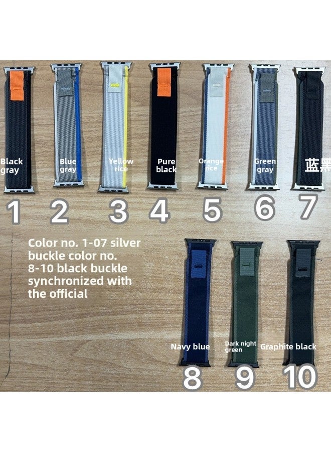 Suitable For S8Ultra Apple Watch Wild Trail Loop Nylon Strap Applewatchs10 Wild Trail 46 Strap 