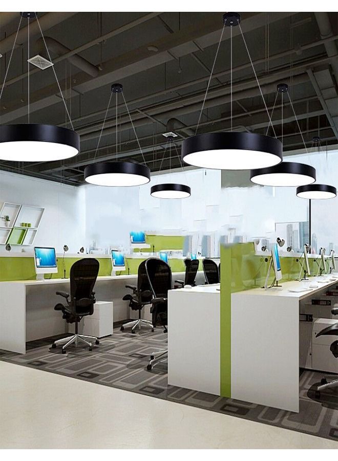 fashionhome الحديثة الحد الأدنى جولة LED السقف قلادة مصباح معلق  - Image 5