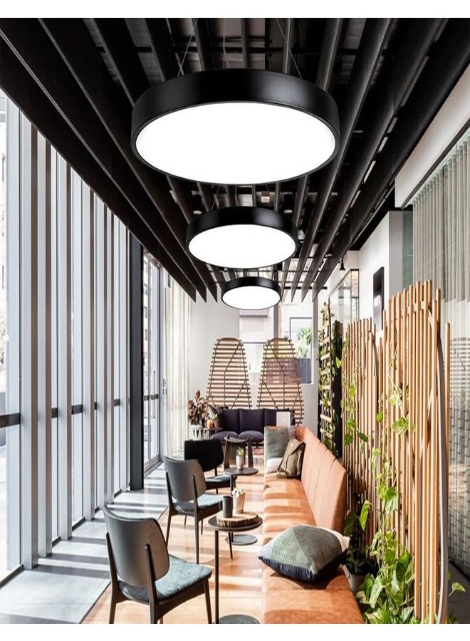 fashionhome الحديثة الحد الأدنى جولة LED السقف قلادة مصباح معلق  - Image 4