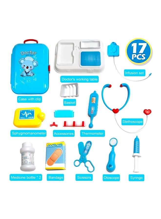 CYTHERIA 17-Piece Doctor Pretend Playset With Backpack - Image 3