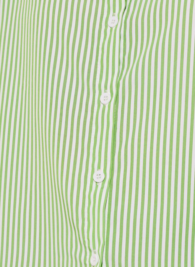 Take Two Take Two Striped Long Sleeve Oversized Shirt  - Image 4
