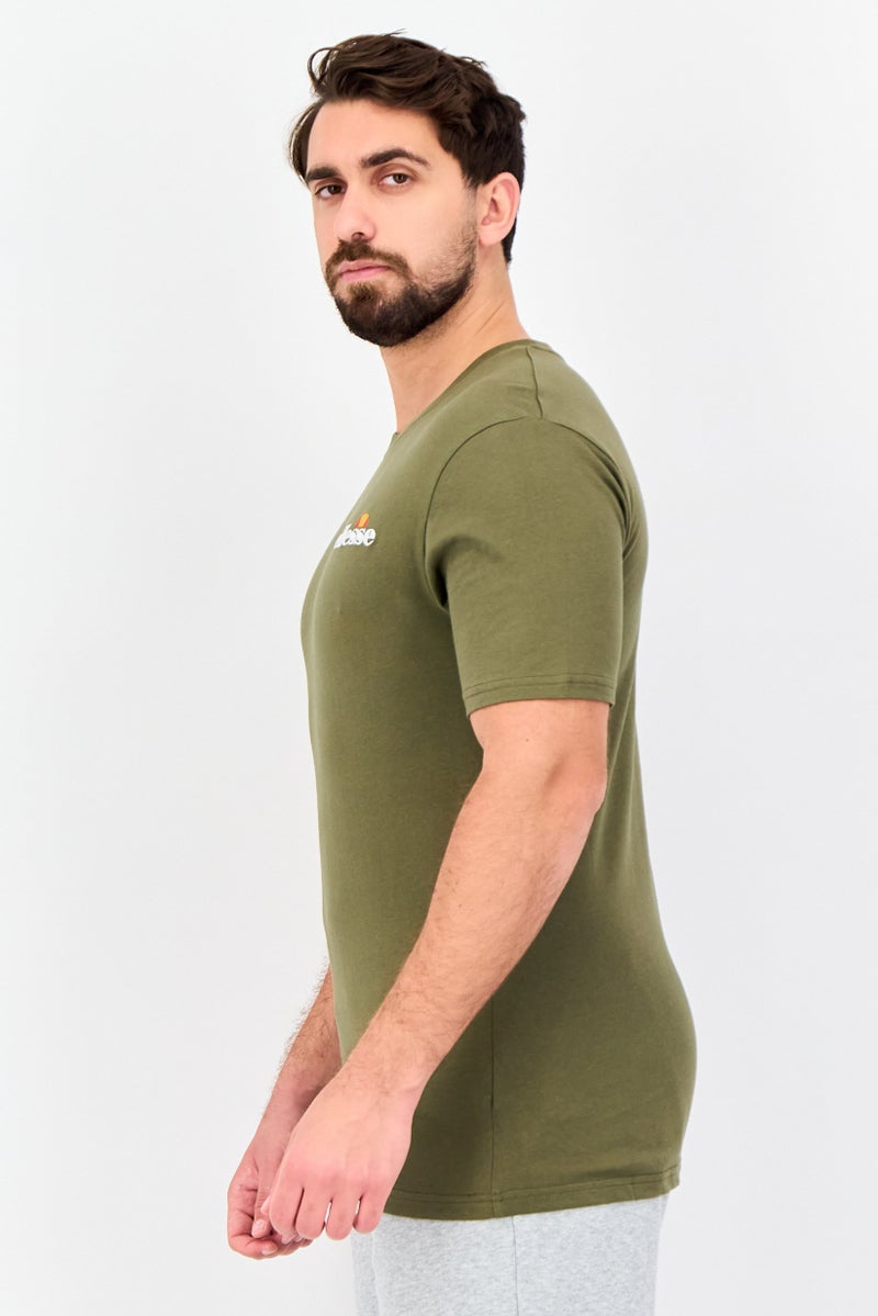 Ellesse Men Sportswear Fit Short Sleeve Outdoor T-Shirt, Olive - Image 2