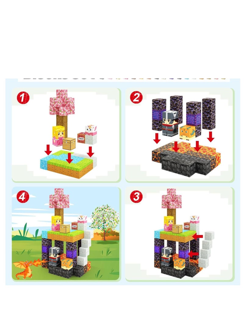 150 PCS Magnetic Building Blocks, STEM Magnetic Tiles Building Set, Creative Educational Toys, Sensory & Outdoor Toys for Kids Aged 3+ Years Old  - Image 2