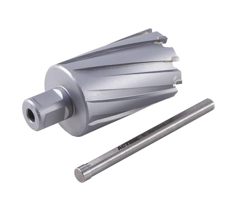 ACTOOL 1-3/4'' Diameter x 2'' Depth of Cut Carbide Tipped TCT ANNULAR Cutter with 3/4'' Weldon Shank - Image 4