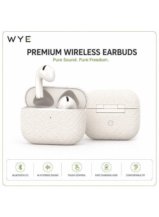 واي سماعات أذن لاسلكية Y-TWS21-2 بلوتوث 5.3 | صوت ستيريو HiFi عالي الجودة مع تحكم باللمس وعزل للضوضاء وعلبة شحن سريعة متوافقة مع آيفون وأندرويد - Image 5