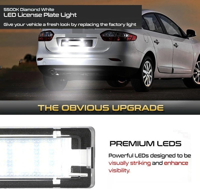 QASULER LED License Plate Light for Renault and Dacia - Image 4