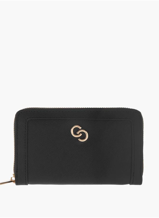سيليست Women's Textured Zip Around Wallet