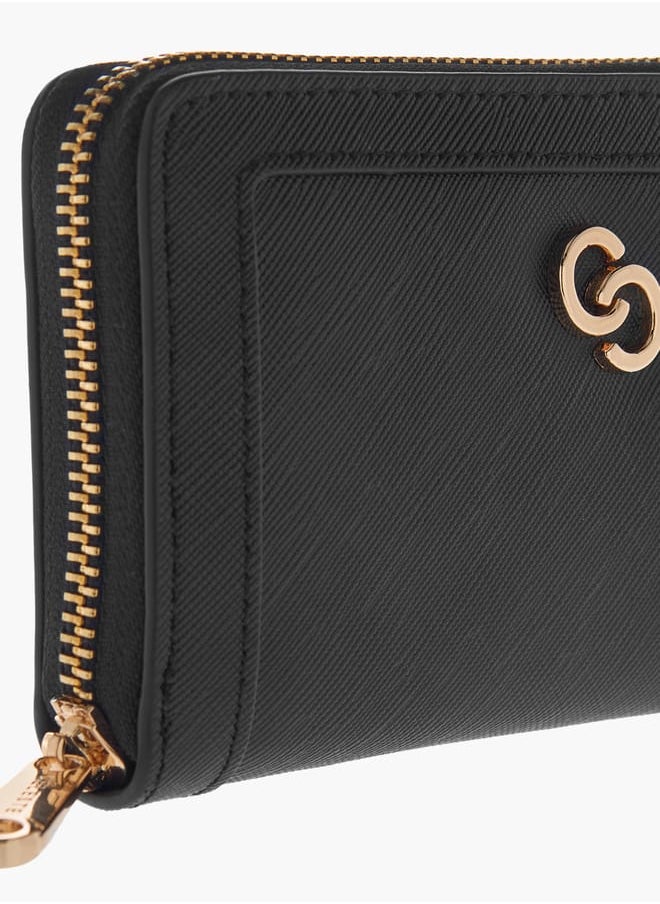 Celeste Women's Textured Zip Around Wallet  - Image 3