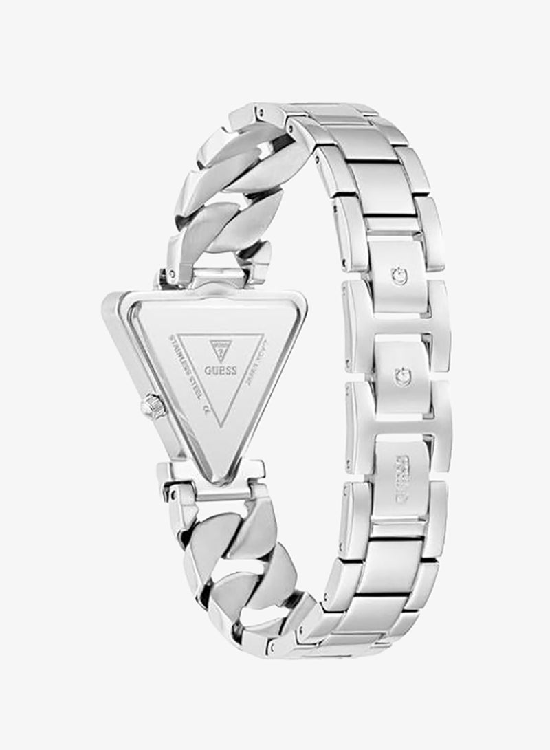 GUESS FAME Recycled Steel 34 mm Analog Watch - Image 3