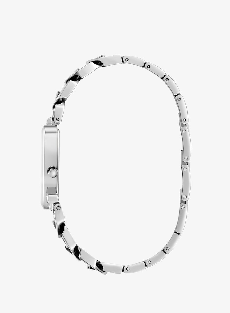 GUESS FAME Recycled Steel 34 mm Analog Watch - Image 4