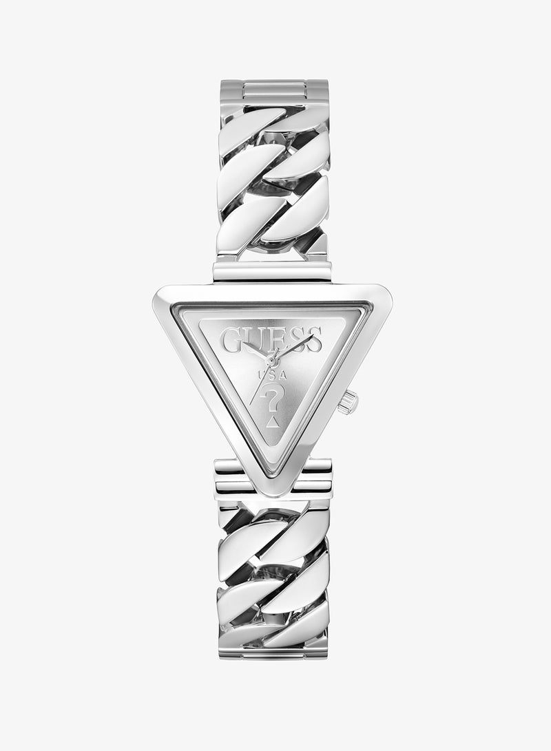 GUESS FAME Recycled Steel 34 mm Analog Watch - Image 1