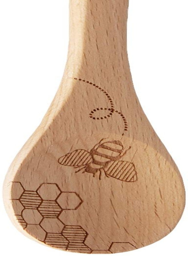 Talisman Designs Laser Etched Beechwood Sauce Spoon | Honey Bee Design | Cooking & Serving Spoon | Cute & Functional Kitchen Tool | Decorative Wooden Utensils - Image 3