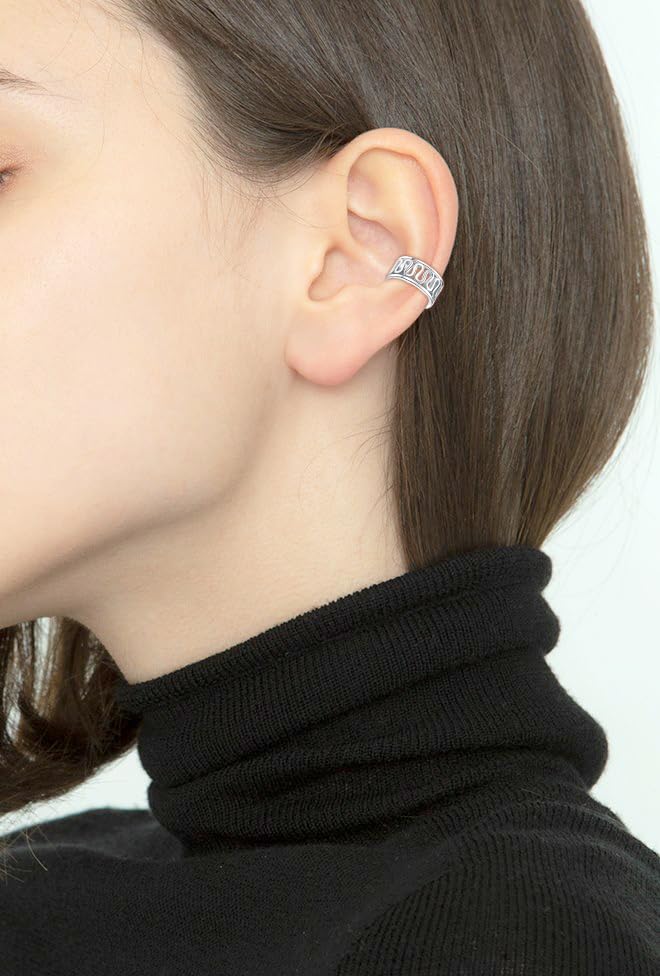 JFORYOU Ear Cuff for Women Non-Piercing Clip On Cartilage Helix Wrap Earrings Magnetic Fake Helix Conch Ear Stud - Image 5