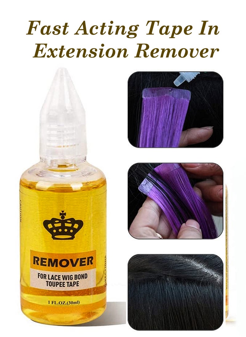 Estelle Professional Grade Fast Hair Extensions Remover Gentle Wig Glue Remover Double Sided Extension Tape Solvent Easy Removal Safe on Skin  - Image 1