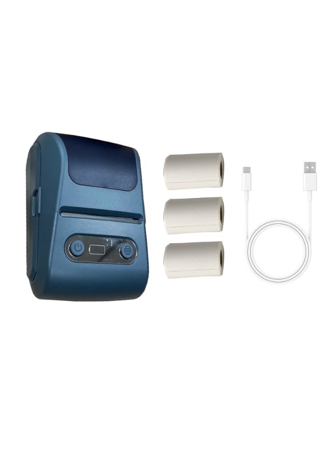 BlueFire Wireless Portable Label Maker Machine | Bluetooth Thermal Label Printer with 26mm/s High-Speed Printing | Rechargeable 1200mAh Mini Labeling Device for Office, Retail, Kitchen & Baby Items | Inkless Fast Printing for Organization & Inventory Management - Image 1