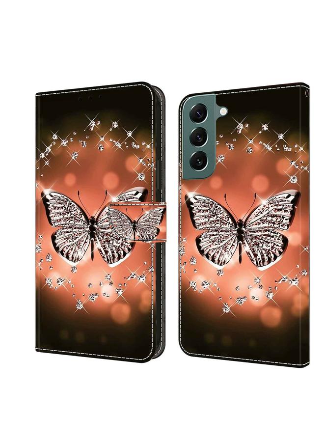 S-TOP Case For Samsung Galaxy S22+ Crystal 3D Shockproof Protective Leather Phone Case - Image 1