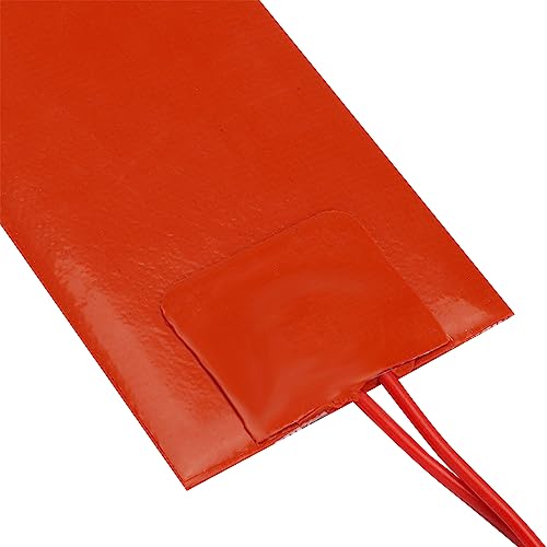 DERNORD 4PCS 12V 20W Silicone Heating Pad Rubber Flexible Heater Mat 50mm X 150mm - Image 4