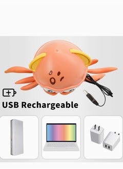 YUNSYE Crawling Octopus Toy, Tummy Time Toys, Sensing Interactive Walking Dancing Toy for Crawling Baby Induction Octopus with Music, Infant Fun Birthday Gifts Entertainment for Toddler Boys Girls  - Image 4