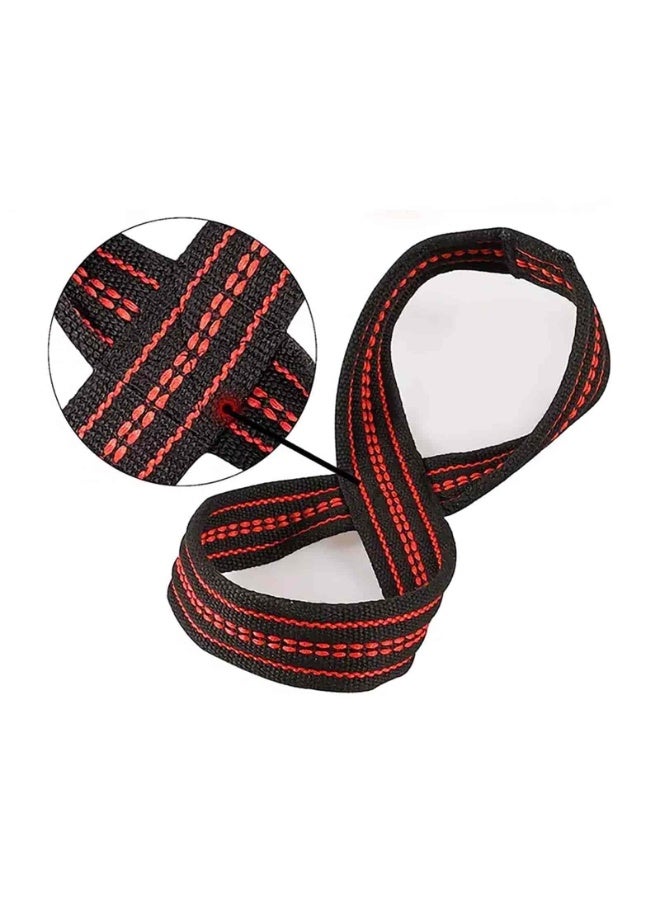 Aideli Figure 8 Weight Lifting Straps, 2PCS Gym Wrist Wraps for Deadlift, Pull-Ups, Powerlifting, Bodybuilding & Fitness Training Equipment - Image 5