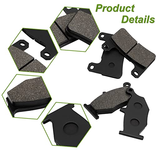 ZICOO Brake Pads Front and Rear for SUZUKI GSXR 600 GSXR600 GSXR 750 GSXR750 2006-2010, V-Strom DL1000 ABS 2014-2020, GSXR1000 GSXR 1000 K7/K8 2007-2010, GSX1300 GSX1300R 2008-2012 - Image 3
