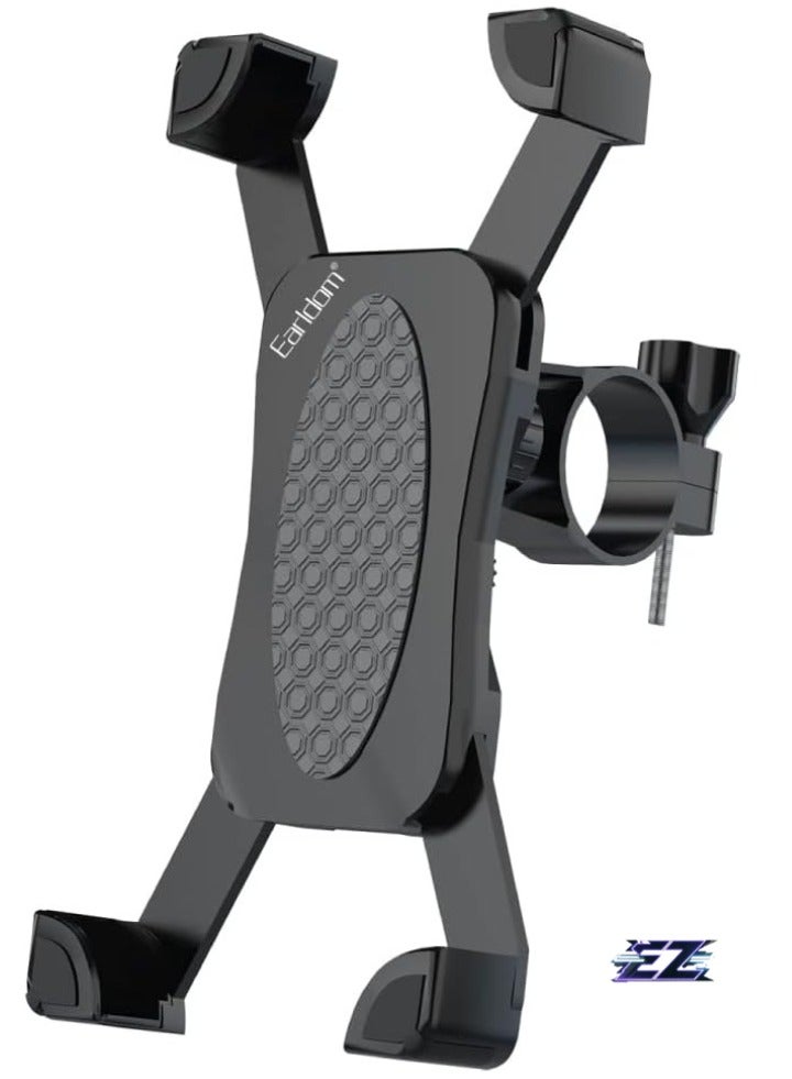 ELTRAZONE Universal Mobile Car Holder – Black, Adjustable Dashboard & Windshield Mount for Smartphones - Image 1