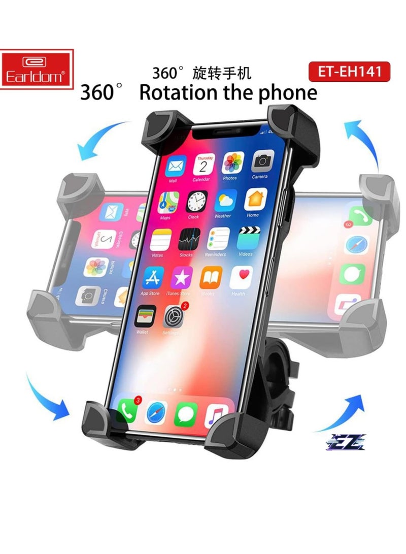 ELTRAZONE Universal Mobile Car Holder – Black, Adjustable Dashboard & Windshield Mount for Smartphones - Image 3