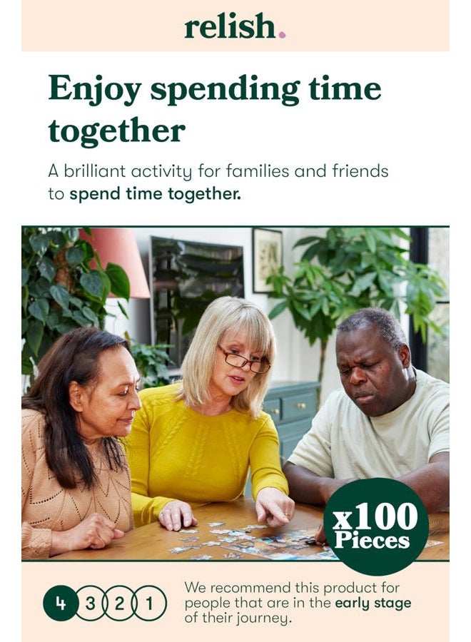 Relish Dementia Jigsaw Puzzle for Adults, 100 Piece Island Paradise Puzzle - Activities & Gifts for Elderly People with Alzheimer's - Image 2