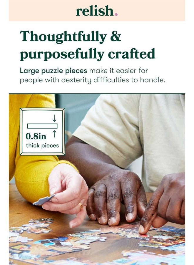 Relish Dementia Jigsaw Puzzle for Adults, 100 Piece Island Paradise Puzzle - Activities & Gifts for Elderly People with Alzheimer's - Image 3
