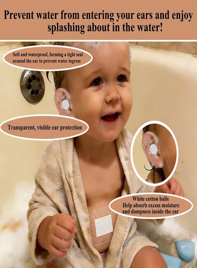 JFRHUDS 60Pcs Newborn Bathtime Essentials,Waterproof Baby Bathing Protector - Image 5