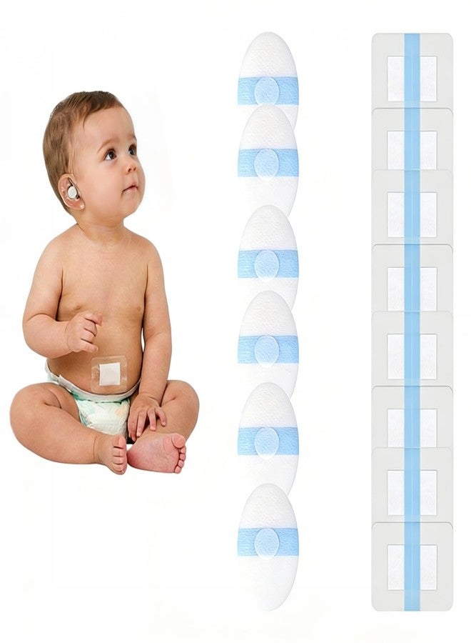 JFRHUDS 60Pcs Newborn Bathtime Essentials,Waterproof Baby Bathing Protector - Image 1